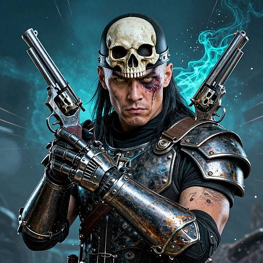 Grizzled Skull-Faced Bounty Hunter