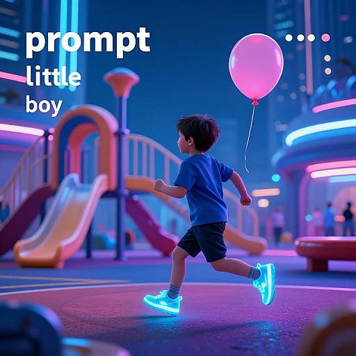 Futuristic Neon Playground Adventure