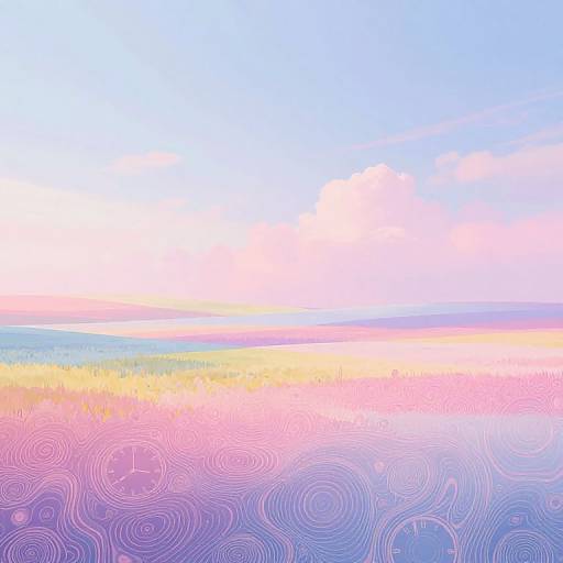 Surreal Dreamscape with White Noise Ambiance