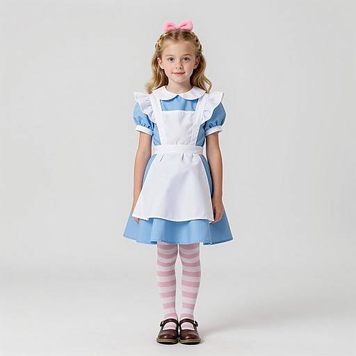 Young Girl in Alice in Wonderland Costume