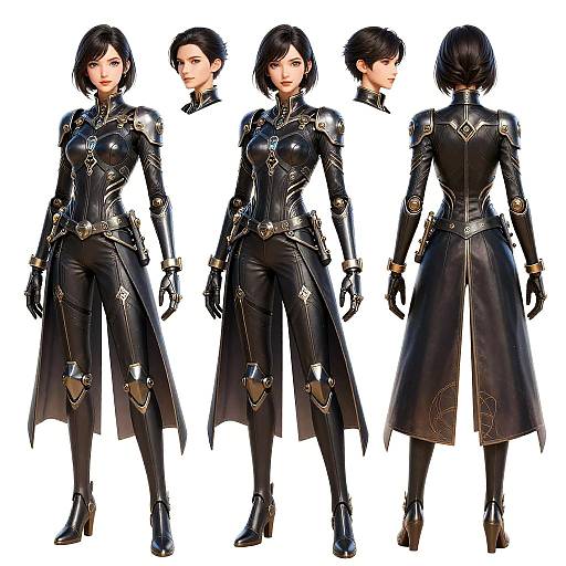 2B Android Warrior Character Sheet