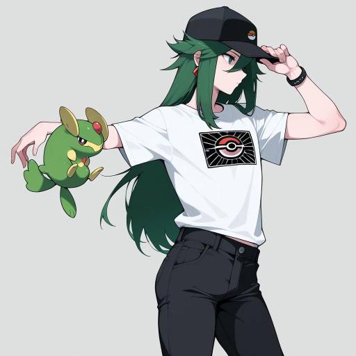 Stylish Male Pokemon Character Design