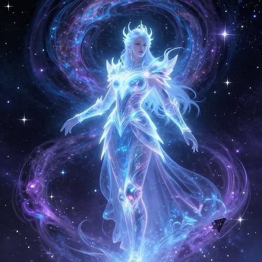 Celestial Guardian Abbaia in Cosmic Realm