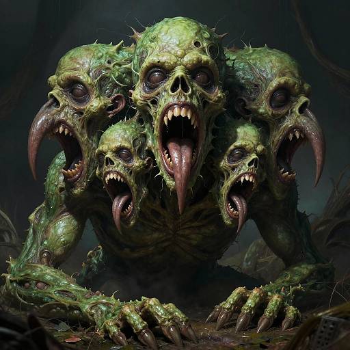 Kelly Green Gigantic Monstrous Humanoid