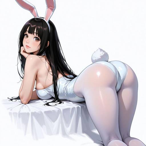 Chitanda Eru as a Playful Bunny Girl