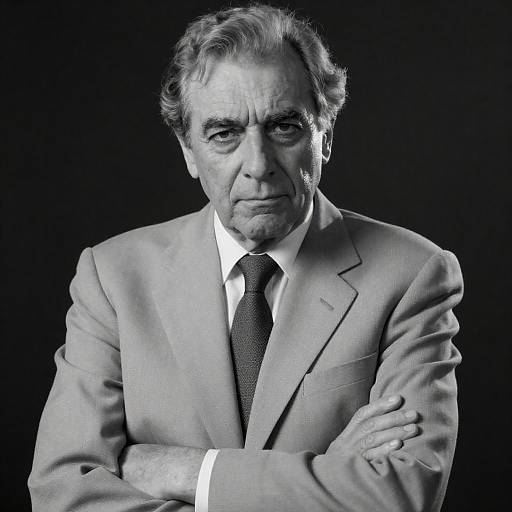 Classic Portrait of a Distinguished Older Man