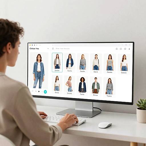 Futuristic Online Clothes Swap Editor