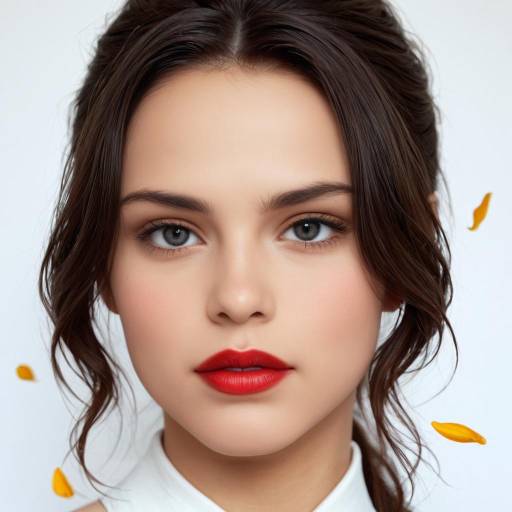 Sophisticated Lady with Emerald Eyes Portrait