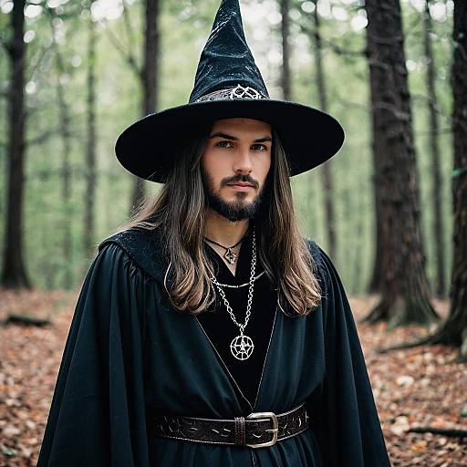 Magical Male Witch Costume for Halloween