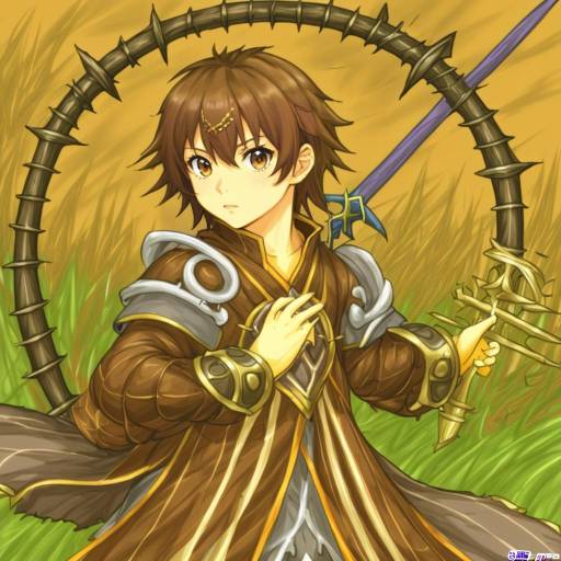 Illustration of Acolyte (ragnarok online), ragnarok online in the style of Enpe