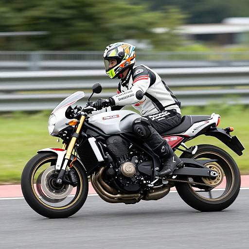 Italian-American Rider on Japanese Track