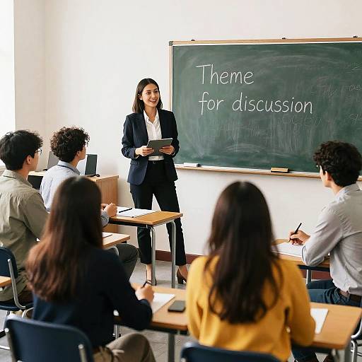 Warm Classroom Discussion with Diverse Participants