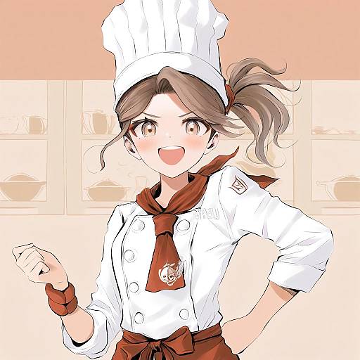 Illustration of Hanamura teruteru, danganronpa (series) in the style of Chaesu