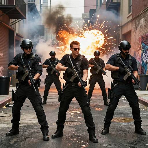 GTA Urban Chase with Armed Characters