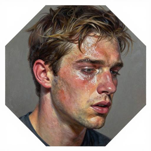 Heptagon Gary Busey Comic Portrait