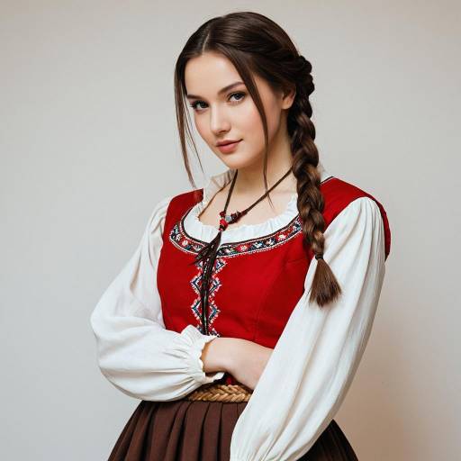 Elegant Sanna Cosplay in Alpine Style