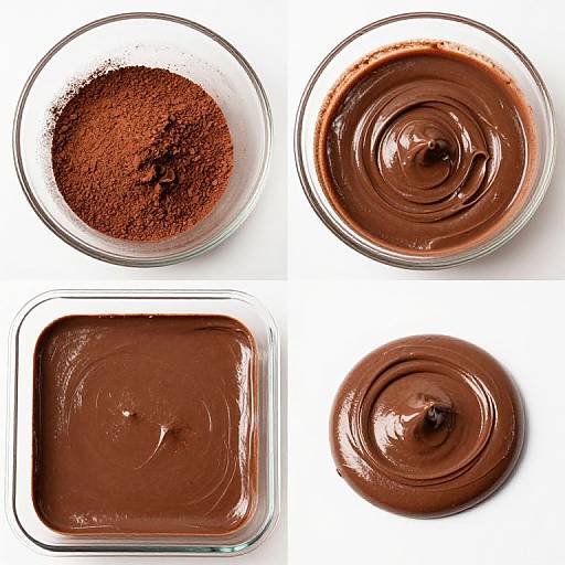 Chocolate French Macaron Batter Preparation