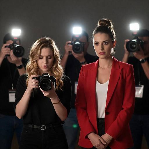 Dim Room, Bright Flashes: Two Women
