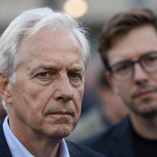 Intense Close-Up of Two Men