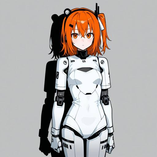 Futuristic Cowboy Shot of Adachi Rei