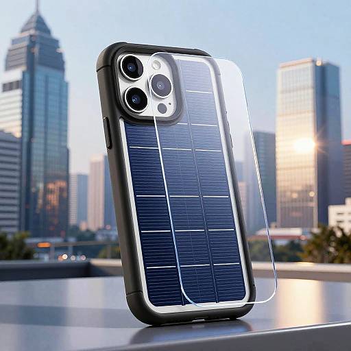 Sleek Solar Panel iPhone Case