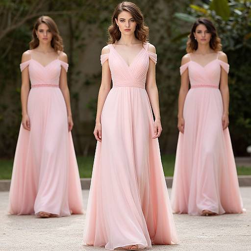 Realistic Pink Bridesmaid Dress Solo