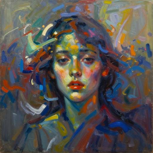 Vivid Abstract Expressionist Emotions