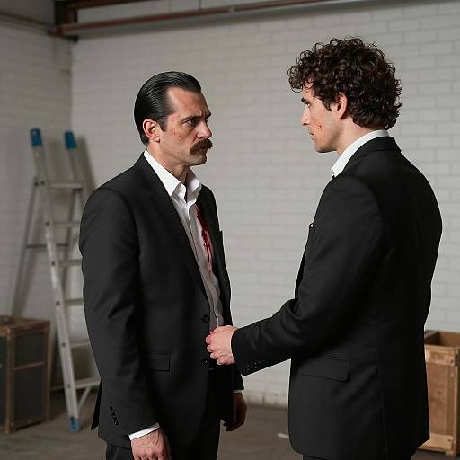 Intense Portrait in an Industrial Setting