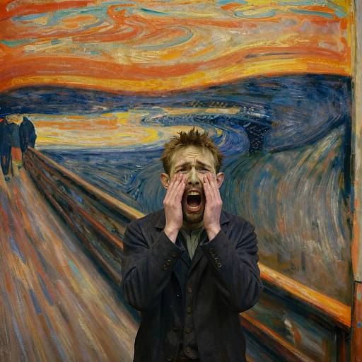 Photorealistic mashup of Vincent van Gogh's 