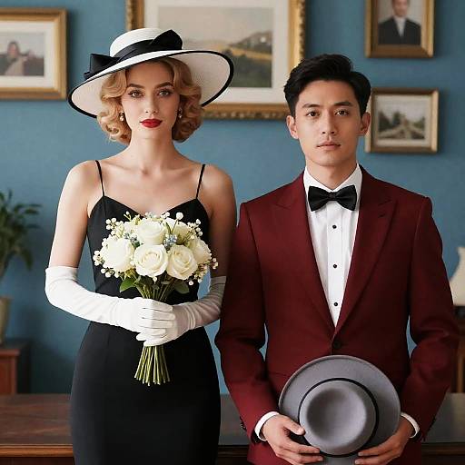 Formal Portrait with Stylish Attire