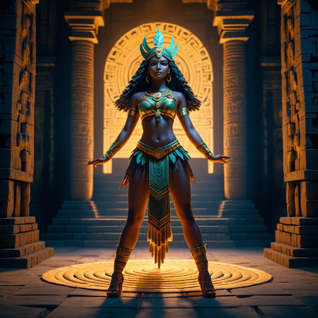 Mysterious Brazilian Goddess in Stop Motion