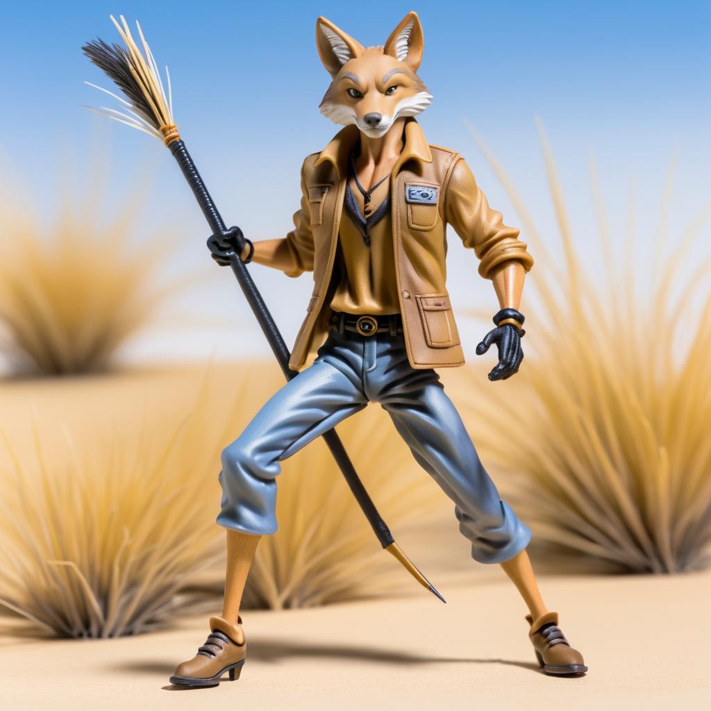 Photo Realistic Coyote-Man Action Figure