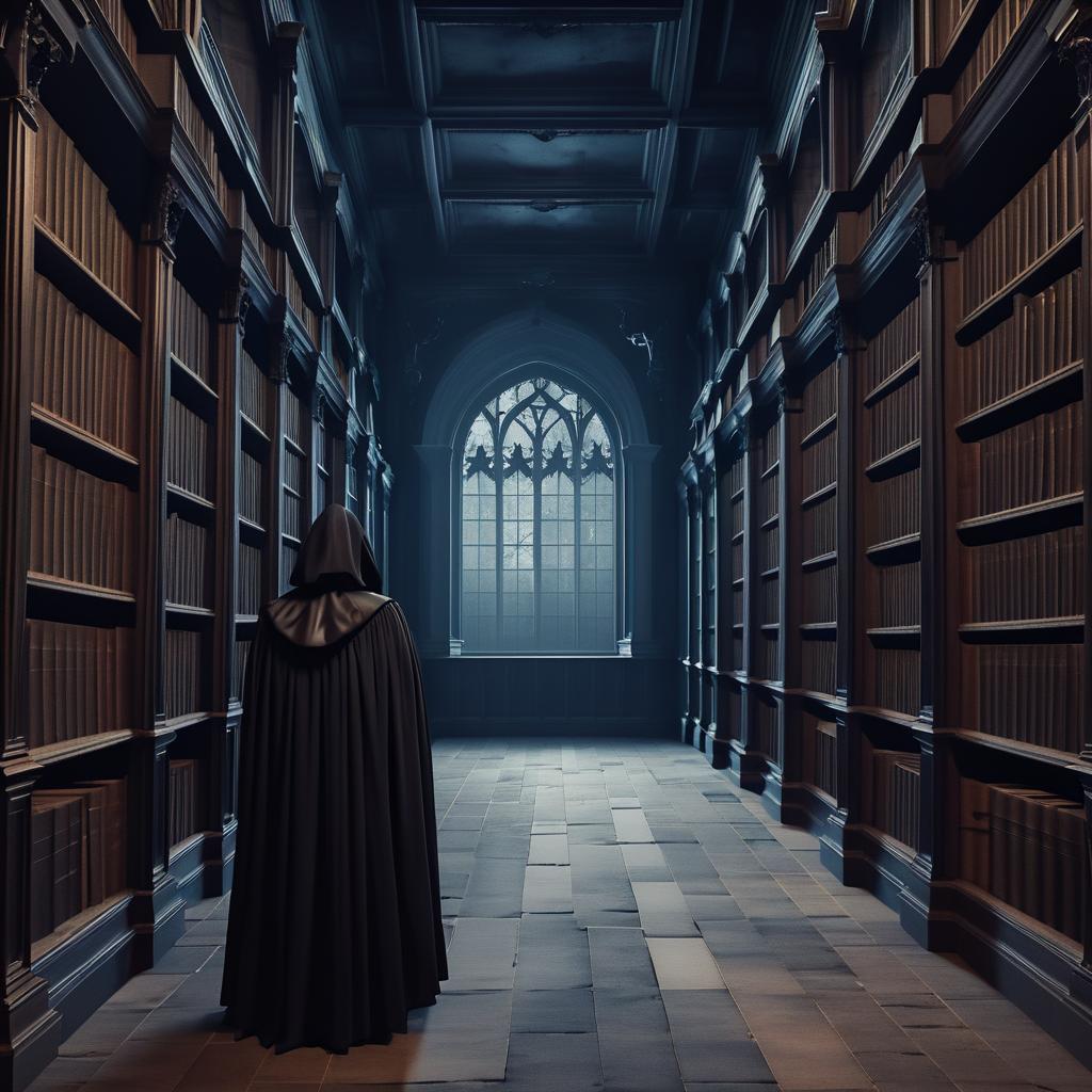 Mysterious Phantom in Haunted Library