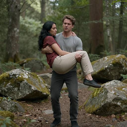 Strained Rescue in a Forest Setting