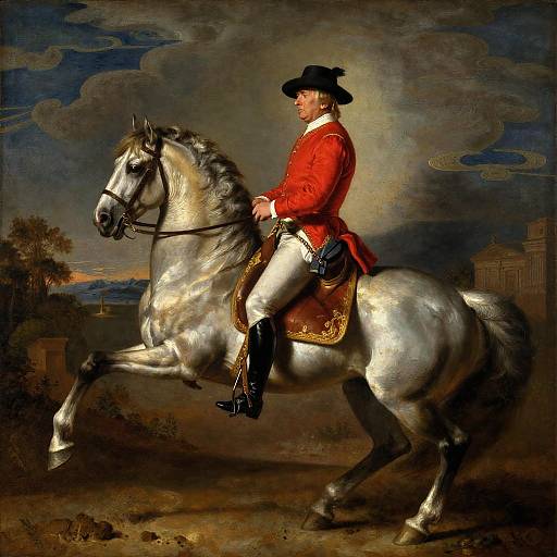 Trump as Renaissance Horse Rider