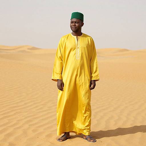 Sahara Costume: Man in Desert Attire