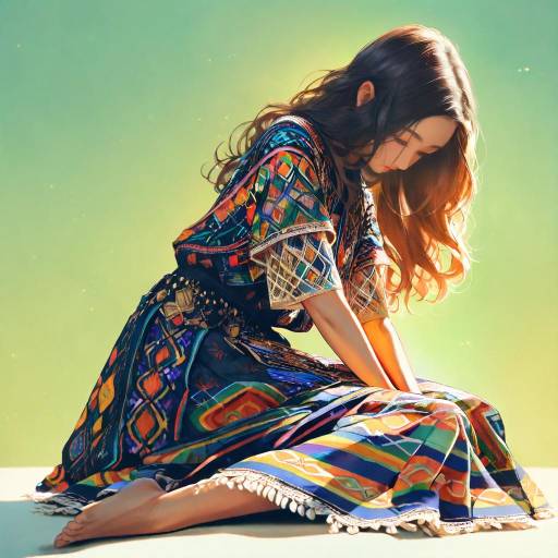 Serene Bohemian Girl in Nature Serene Bohemian Girl in Nature