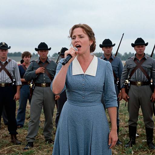 Passionate Song Amidst 19th-Century Battle