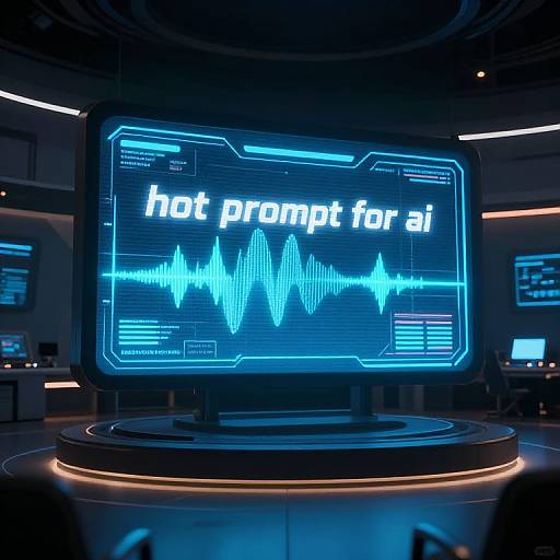 Futuristic AI Command Center Interface