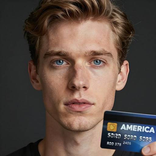 Light-Skinned Man with Credit Card