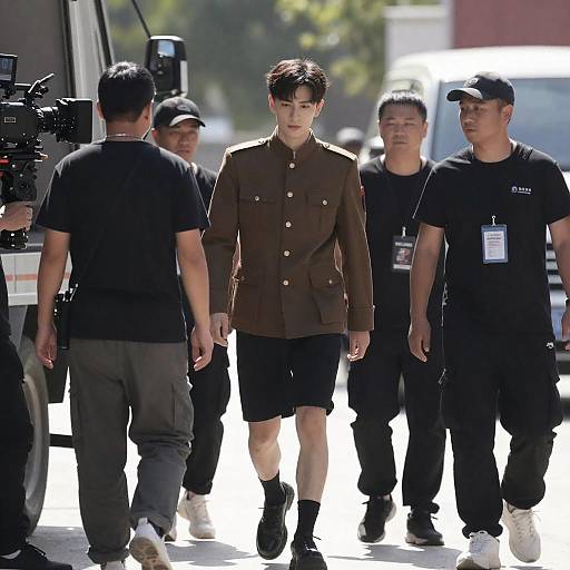 Behind the Scenes of a Film Set