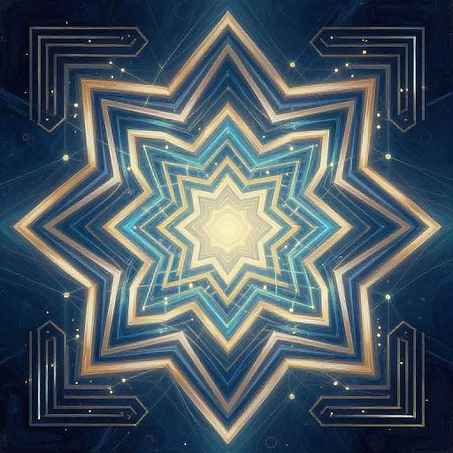 Abstract Islamic Geometric AI Art