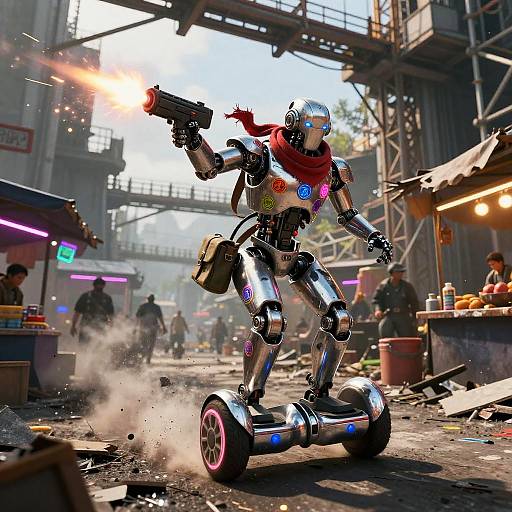 Roblit Courier Hover-Scooter Market Escape