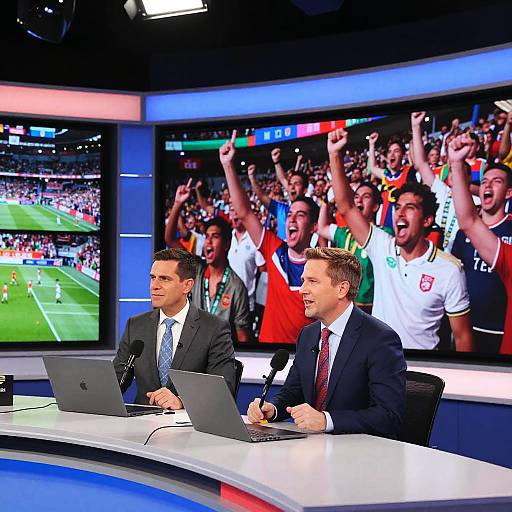 Dynamic Sports Commentary Scene