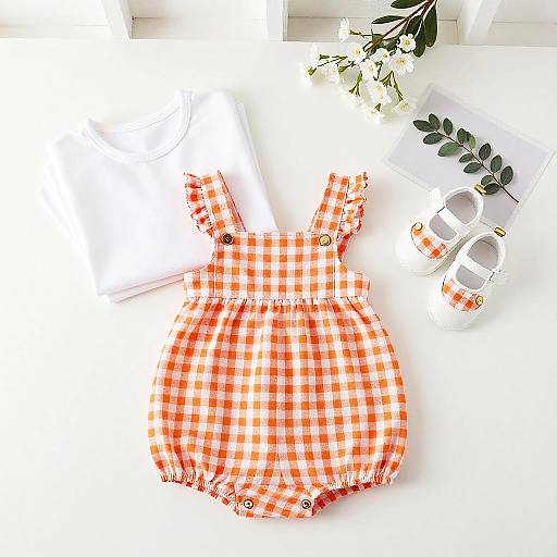 Cozy Baby Clothes Flat Lay