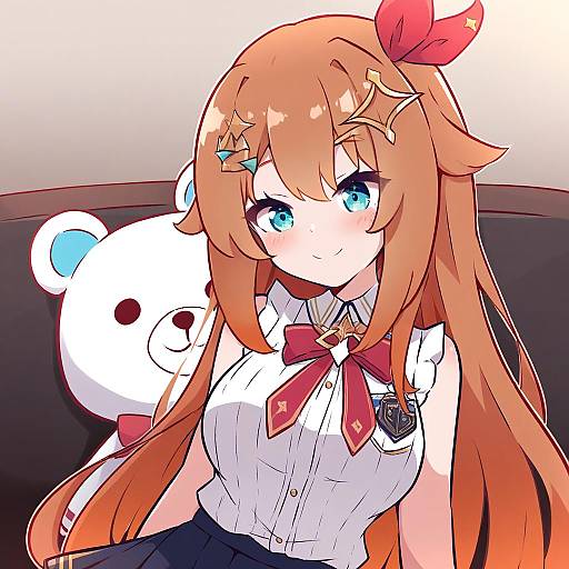 Illustration of Ankimo (tokino sora), hololive in the style of Kurotofu