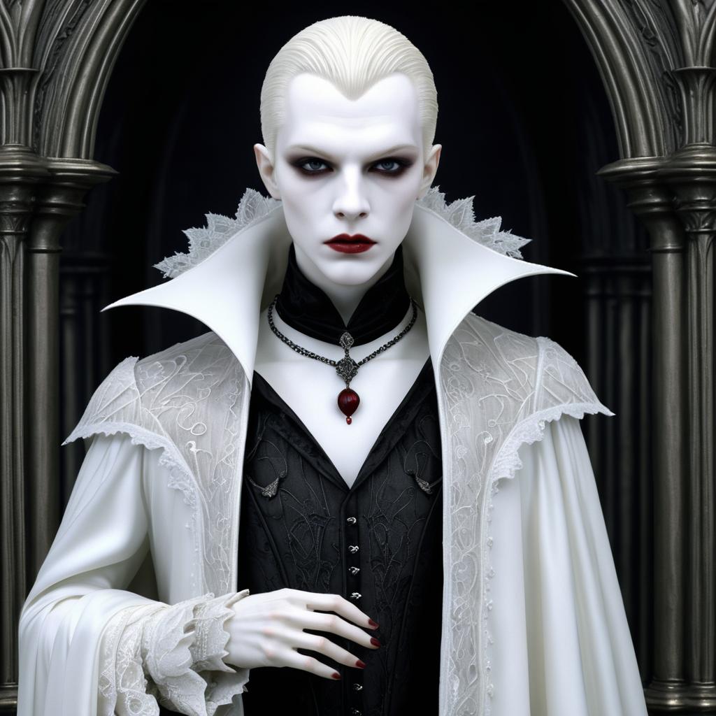 Gothic Humanised Vampire Artwork