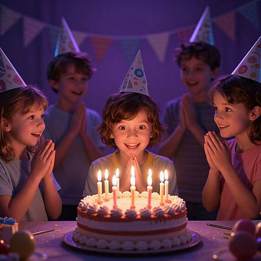 Cinematic Birthday Celebration Scene