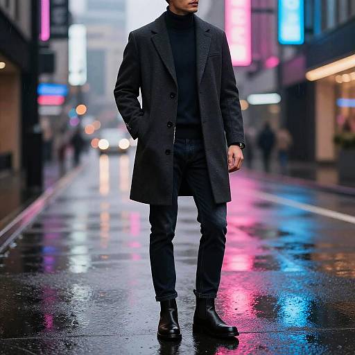 Neon-Lit Urban Fashion Editorial