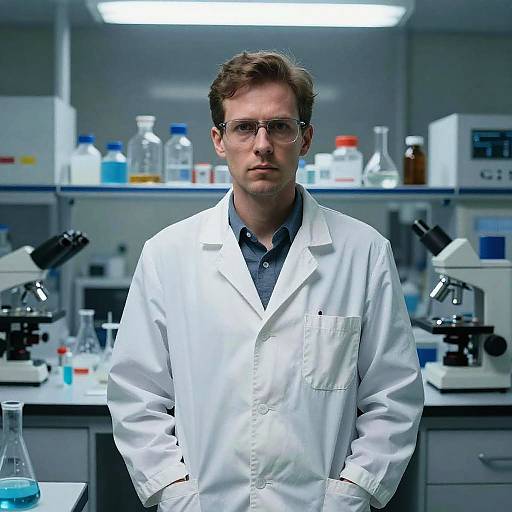 Hyper-Realistic Scientist Portrait